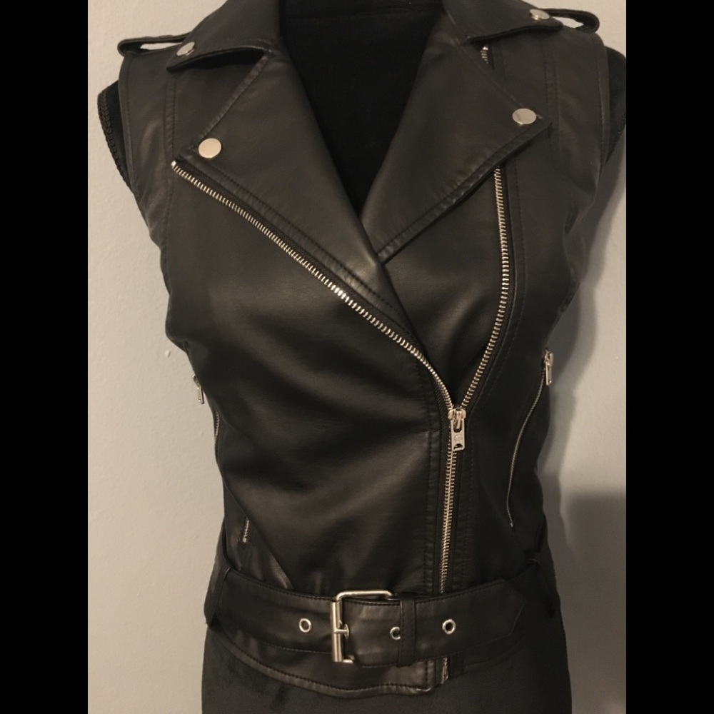 Guess Faux-Leather Vest